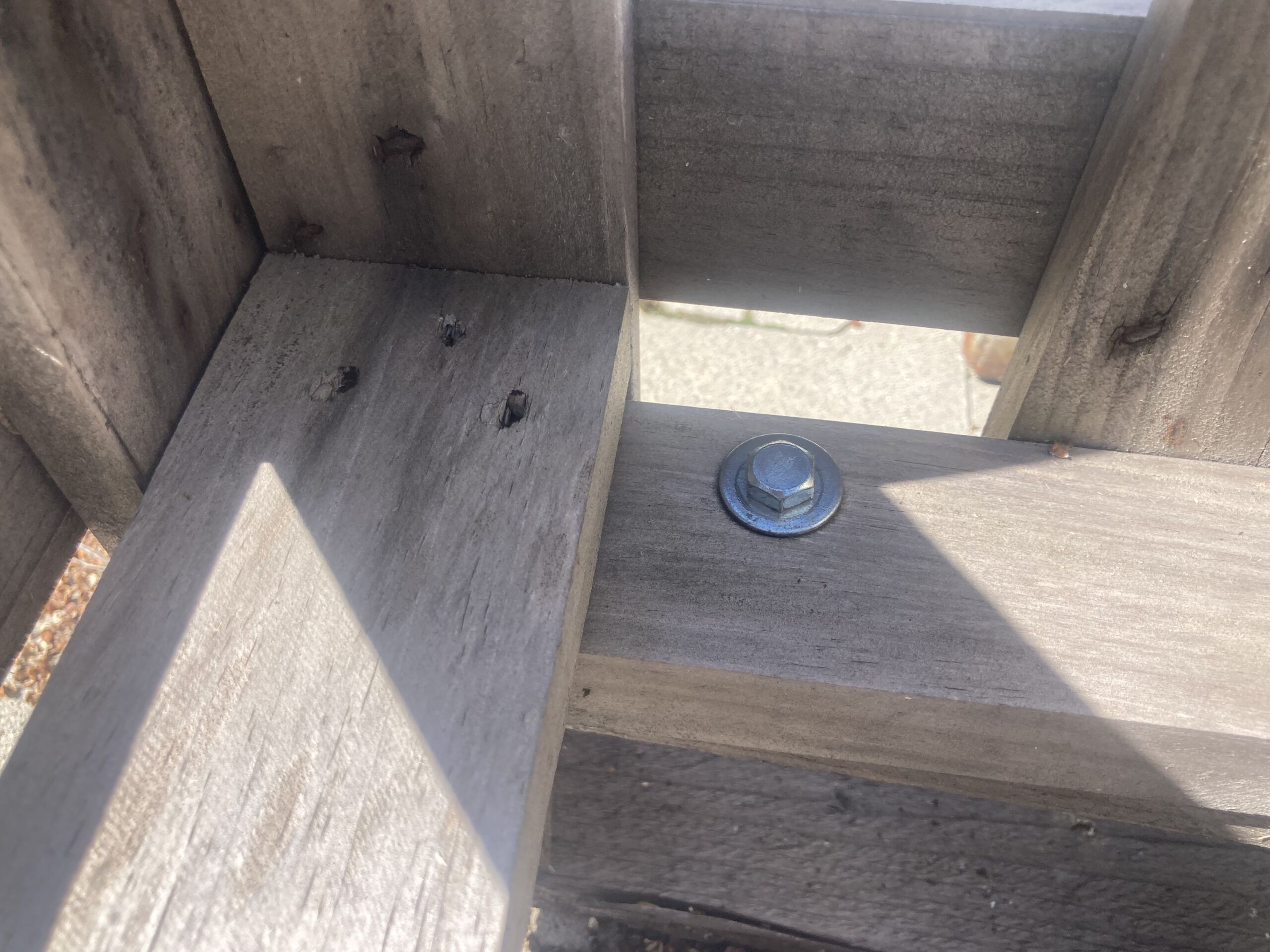 Metal components are commonly found in wooden pallets